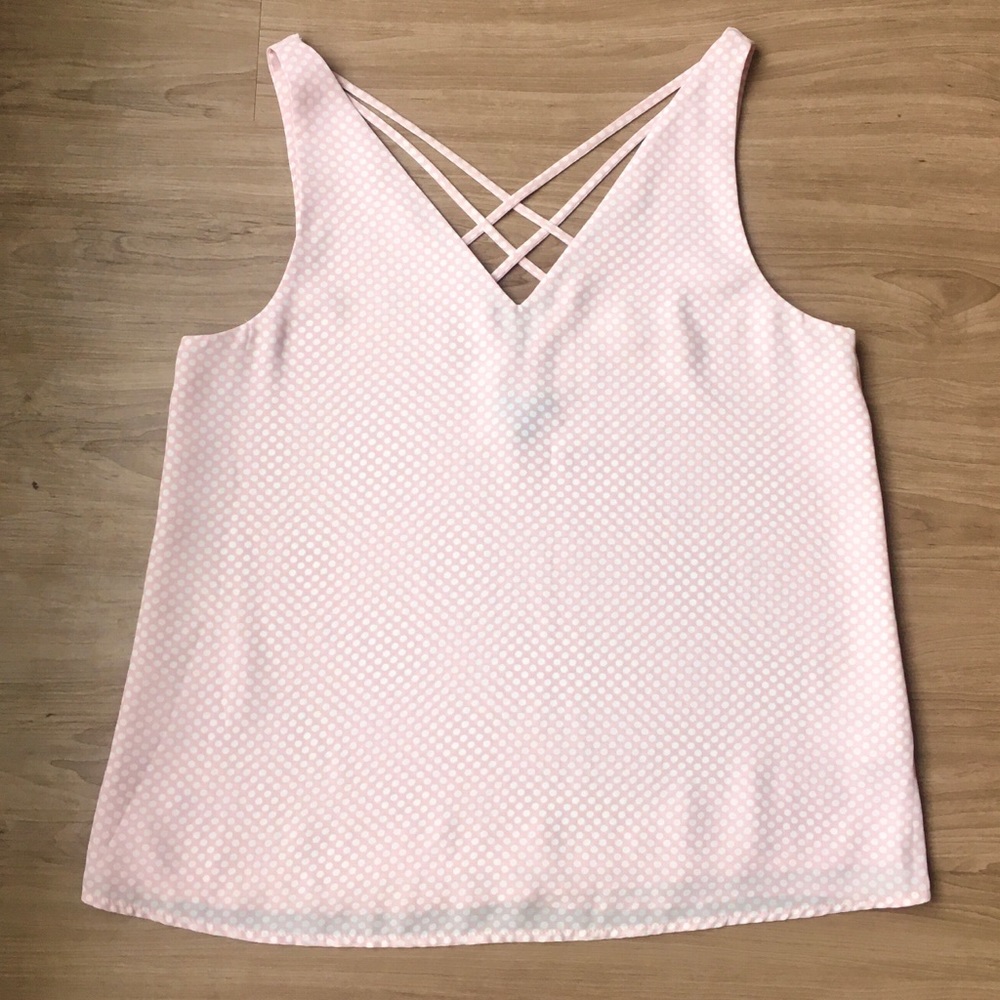 Polka dot tank top